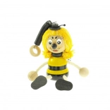 Biene an einer Feder