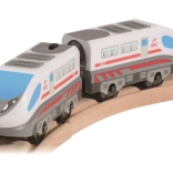 Hochgeschwindigkeits-Batteriezug 2KIDS TOYS für Holz-Eisenbahnen