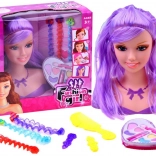 Frisierkopf mit Zubehör