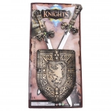 Kinder-Set Schild und zwei Schwerter 60 cm