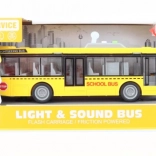 Schulbus mit Licht- und Soundeffekten mit Schwungradantrieb