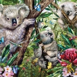 Puzzle Koala-Familie 500 Teile