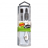 Schul-Metallzirkel mit Set Ersatzminen