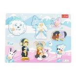 Holzpuzzle Mittel Eis-Schloss, 8 Teile