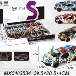 Metall-Spielzeugauto CRAZY mit Pull-Back-Antrieb