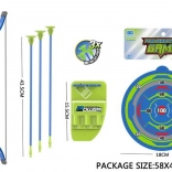 Blauer Bogen mit Pfeilen und Zielscheibe 57 cm