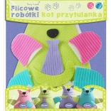 Kreativ-Set Plüschkatze Stefan Filz-Handarbeiten