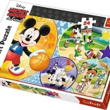 Maxi-Puzzle 24 Teile – MICKEY MOUSE: Zeit für Sport