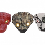 Dinosaurier-Schaummaske 20x19 cm verschiedene Arten für Karneval