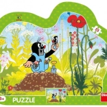 Dino Maulwurf und die Hose Puzzle 25 Teile