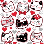 Bügelaufkleber Waschbären für Kleidung