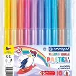 CENTROPEN Pastell-Filzstifte, 10 Farben
