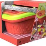 Spielset: Picknickkorb mit Lebensmitteln für Kinder