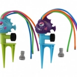 Garten-Wasser-Sprinkler in Fischform – Kindersprinkler für den Schlauch (Farbmix)