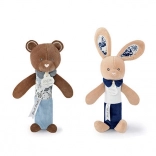 DOUDOU Quietsch-Rassel Häschen 17 cm