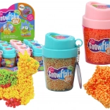 Kuschelige Orange Polystyrol Kügelchen im Becher