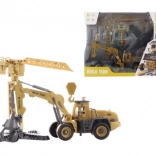 Schraubspielzeug-Set mit batteriebetriebenem Kran