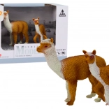 Lama mit Jungtier – Figuren-Set 8 und 6 cm