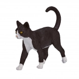 Mojo Figur Katze schwarz‑weiß