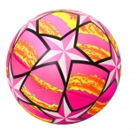 Rosa Gummiball mit Sternchen 24 cm
