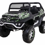 Elektrisches Kinderauto Mercedes-Benz Unimog mit Tarnung