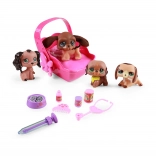 Spielzeugset für Hunde mit Licht- und Geräuschtrageset