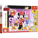 Puzzle 100 Teile Minnie und Glitzer