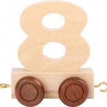 Waggon Holz-Eisenbahn Nummer 8