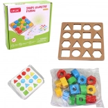 Lernspiel aus Holz zur Entwicklung des Gedächtnisses