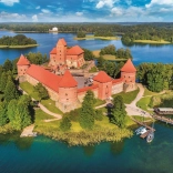 Puzzle TREFL Burg Trakai 1000 Teile