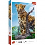 Puzzle 500 Teile - Wilder Leopard