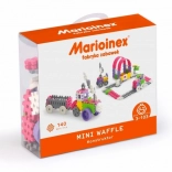 Bausteinset Mini Waffle Konstruktor 140 Stk – rosa