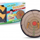 Wurfäxte für Kinder mit 45 cm Zielscheibe