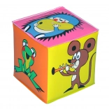 Quietschwürfel KLEINER MAULWURF Kunststoff 7 × 7 cm