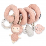 Spiralförmiges Bettspielzeug NEW BABY Lama 23 cm