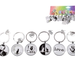 Runder Schlüsselanhänger Katzenleben