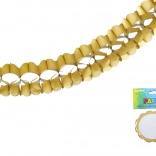 Goldene Papiergirlande 3,6 m
