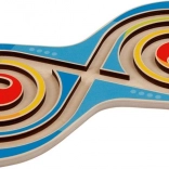 Holzlabyrinth zur Förderung der Motorik