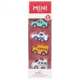 Set aus 4 Metall-Spielzeugautos