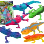 Set aus bunten Echsenfiguren Reptilien 8 Stück