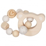 Goki motorischer Ring mit Bärenkopf für Kinder