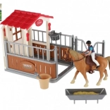 Pferdestall-Set mit Zubehör