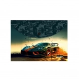 Dokumentenmappe mit Druckknopf A4 mit Motiv CAR