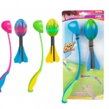 Schaum-Wurfrakete mit Starter 19 cm