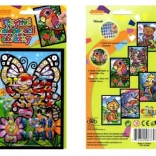 Glitzerndes Klebebild 15 x 10 cm