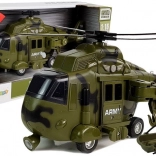 Militärischer Rettungshubschrauber 1:16 mit Lichtern, Geräuschen und Haken