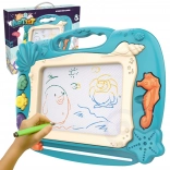 Woopie Znikopis Magnetische Tafel mit Ozeanmotiv - Grün