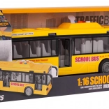 Gelber Schulbus mit Licht- und Soundfunktion