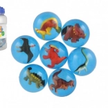 Hüpfball mit Dinosaurier 4 cm – Mix
