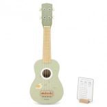 Holz-Ukulele für Kinder mit Notenständer und Noten Happy Birthday – grün